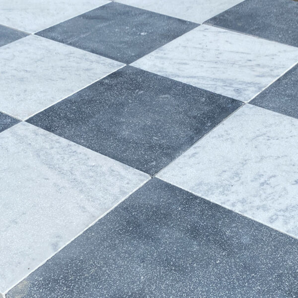 Marmor Antique sjakkgulv 30x30x1,8cm - Bilde 2