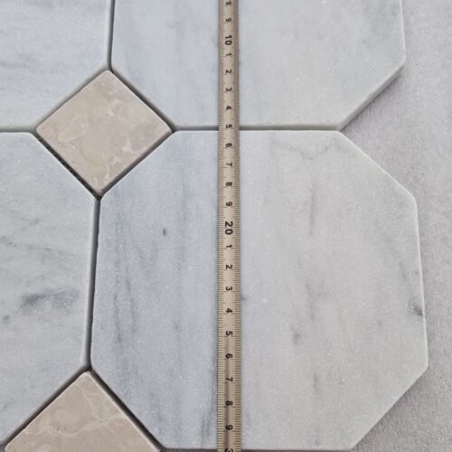 Marmorfliser Ottagono Carrara Bottocino Antique