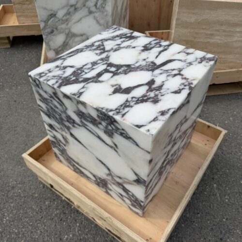 sidebord plinth viola marmor