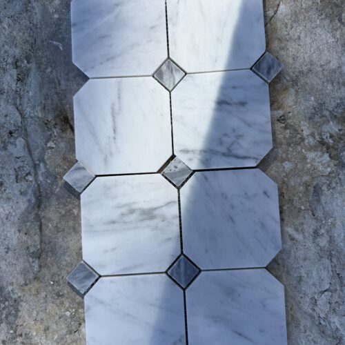 Ottagano Carrara Bardiglio