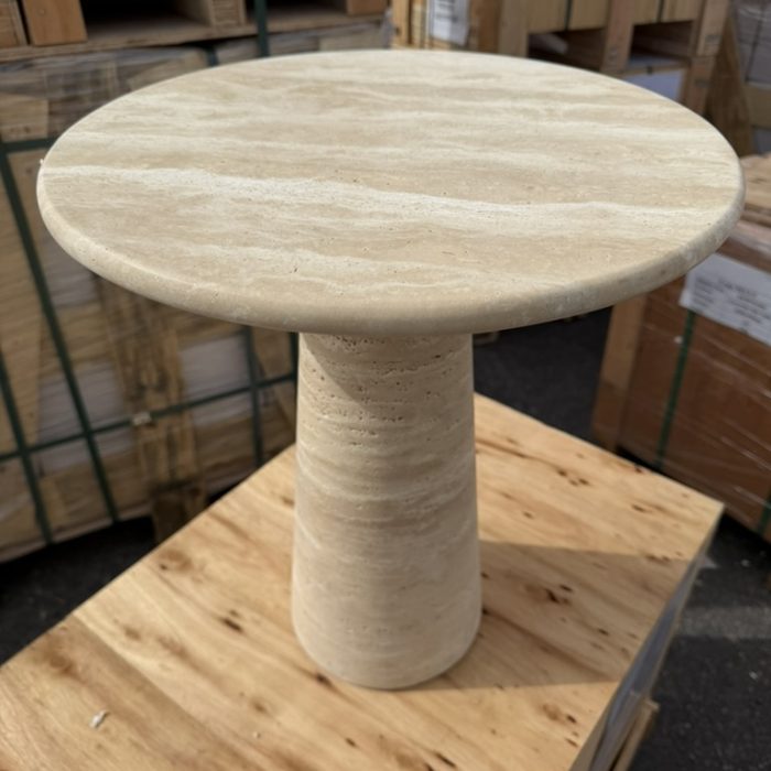 Travertin sidebord