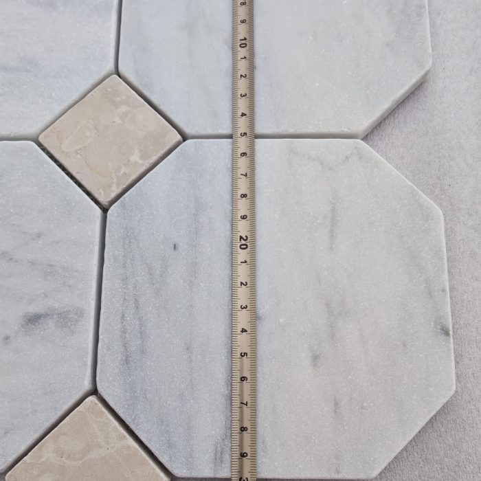 Marmorfliser Ottagono Carrara Bottocino Antique